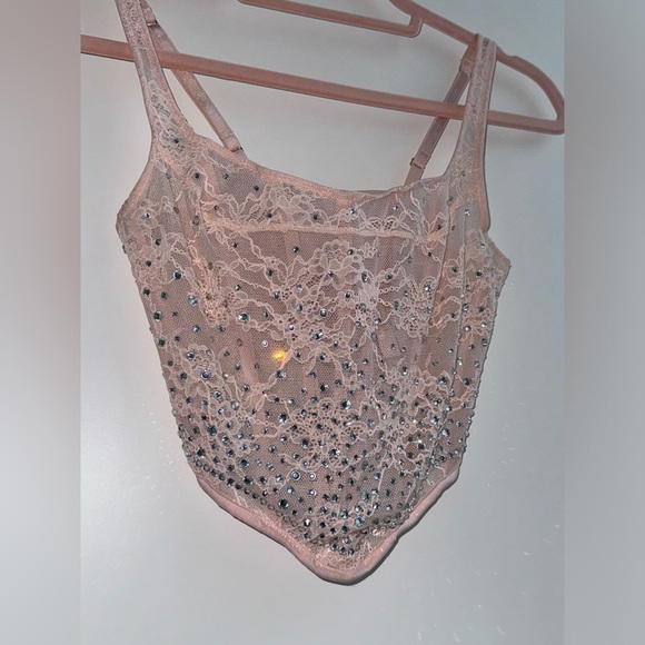 BNWT | Victoria’s Secret Sugar-Coated Rhinestone Corset Top - Picture 3 of 10